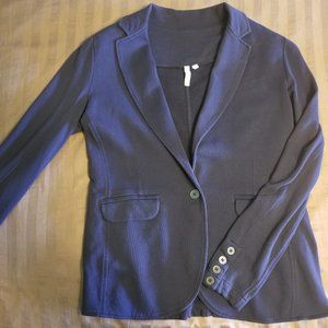 Navy Cotton Blazer